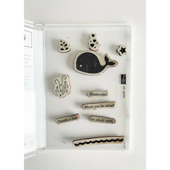 Stampin' Up! Oh Whale! Stamp Set Used - Picture 5 of 11